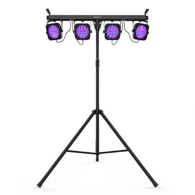 CHAUVET DMX LED Stage Wash Light System w/ Case, Foot Switch & Tripod (Open Box)