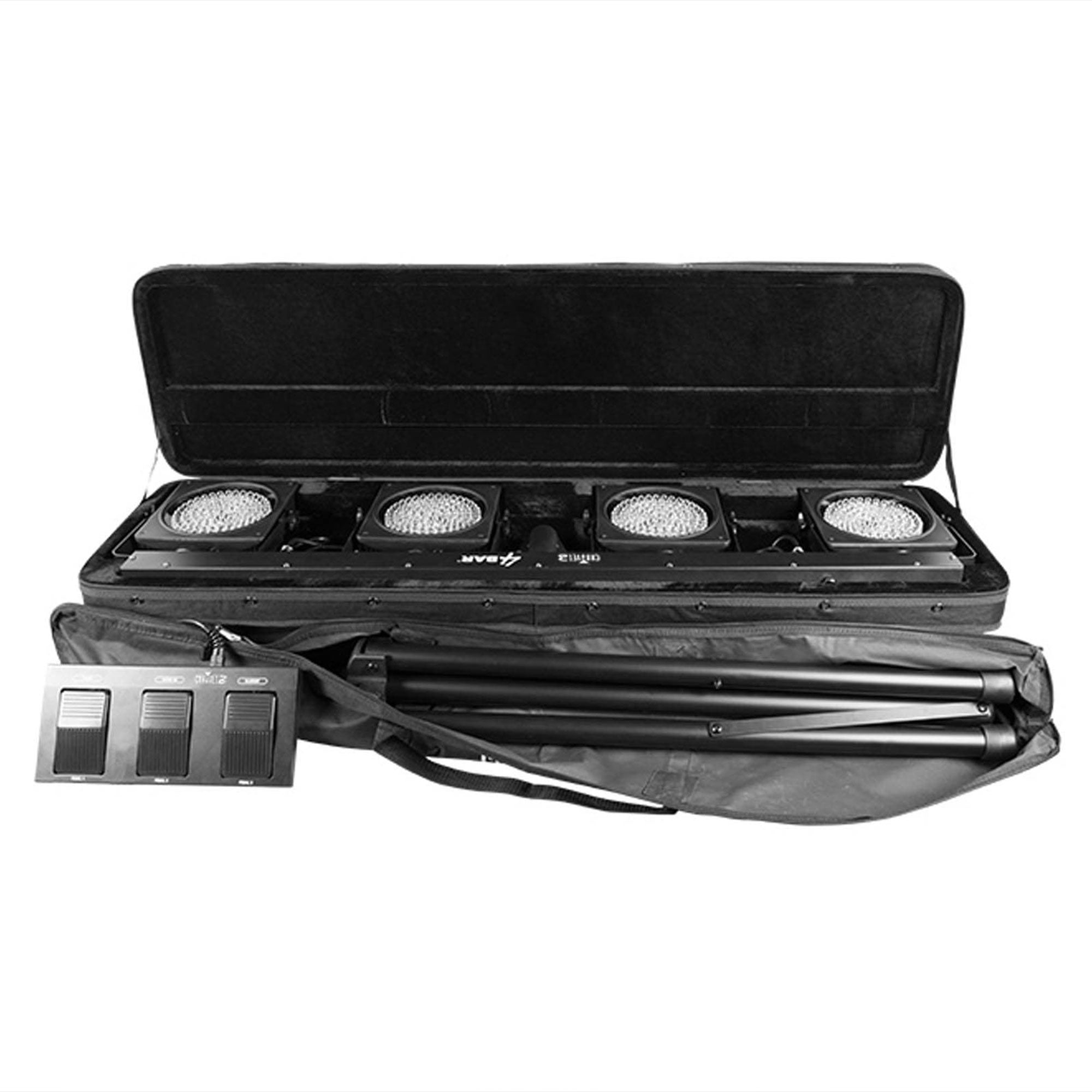CHAUVET DMX LED Stage Wash Light System w/ Case, Foot Switch & Tripod (Open Box)