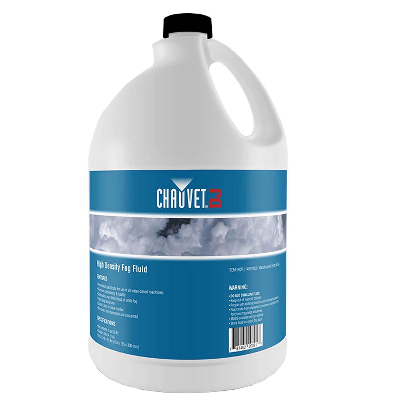 CHAUVET DJ HDF 1 Gallon of High Density Fog/Smoke Juice Fluid Hurricane Machines - VMInnovations