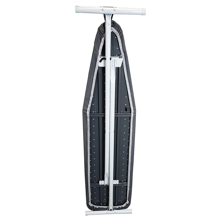 Homz Foldable Adjustable Ironing Board w/Foam Pad & Cotton Cover,Gray (Open Box)