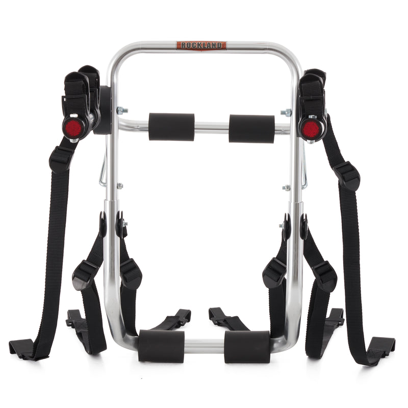 Rockland Trunk Mounted Bicycle Rack Carrier for Cars w/ Pads, 2 Bikes(Open Box)