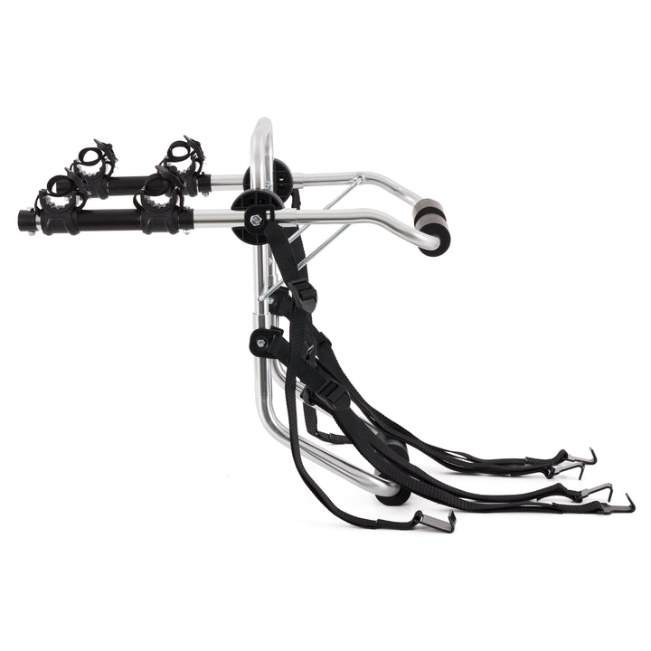 Rockland Trunk Mounted Bicycle Rack Carrier for Cars with Pads, Holds 2 Bikes