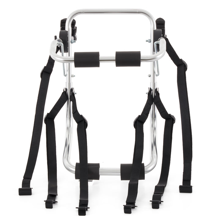 Rockland Trunk Mounted Bicycle Rack Carrier for Cars with Pads, Holds 2 Bikes