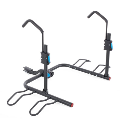 Rockland Steel U Shaped Hitch Mounted Bicycle Rack Travel Carrier, Holds 2 Bikes - VMInnovations