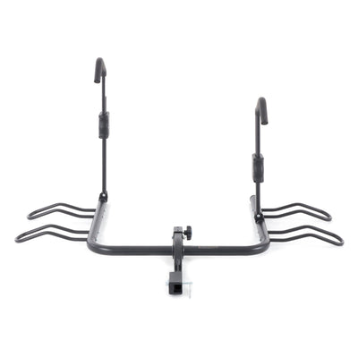 Rockland Steel U Shaped Hitch Mounted Bicycle Rack Travel Carrier, Holds 2 Bikes - VMInnovations