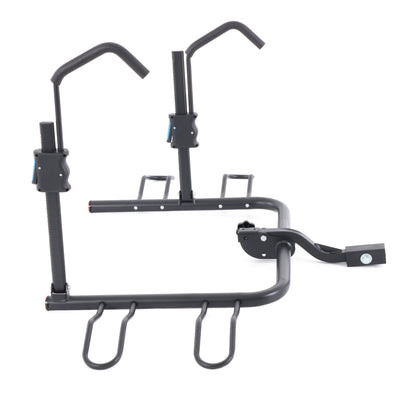 Rockland Steel U Shaped Hitch Mounted Bicycle Rack Travel Carrier, Holds 2 Bikes - VMInnovations