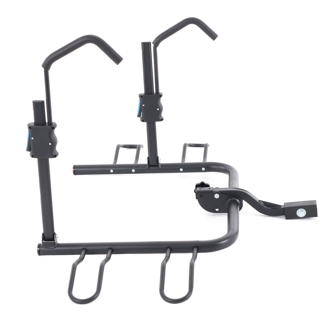 Rockland Steel U Shaped Mounted Rack Travel Carrier, Holds 2 Bikes (Open Box) - VMInnovations