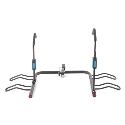 Rockland Steel U Shaped Hitch Mounted Bicycle Rack Travel Carrier, Holds 2 Bikes - VMInnovations