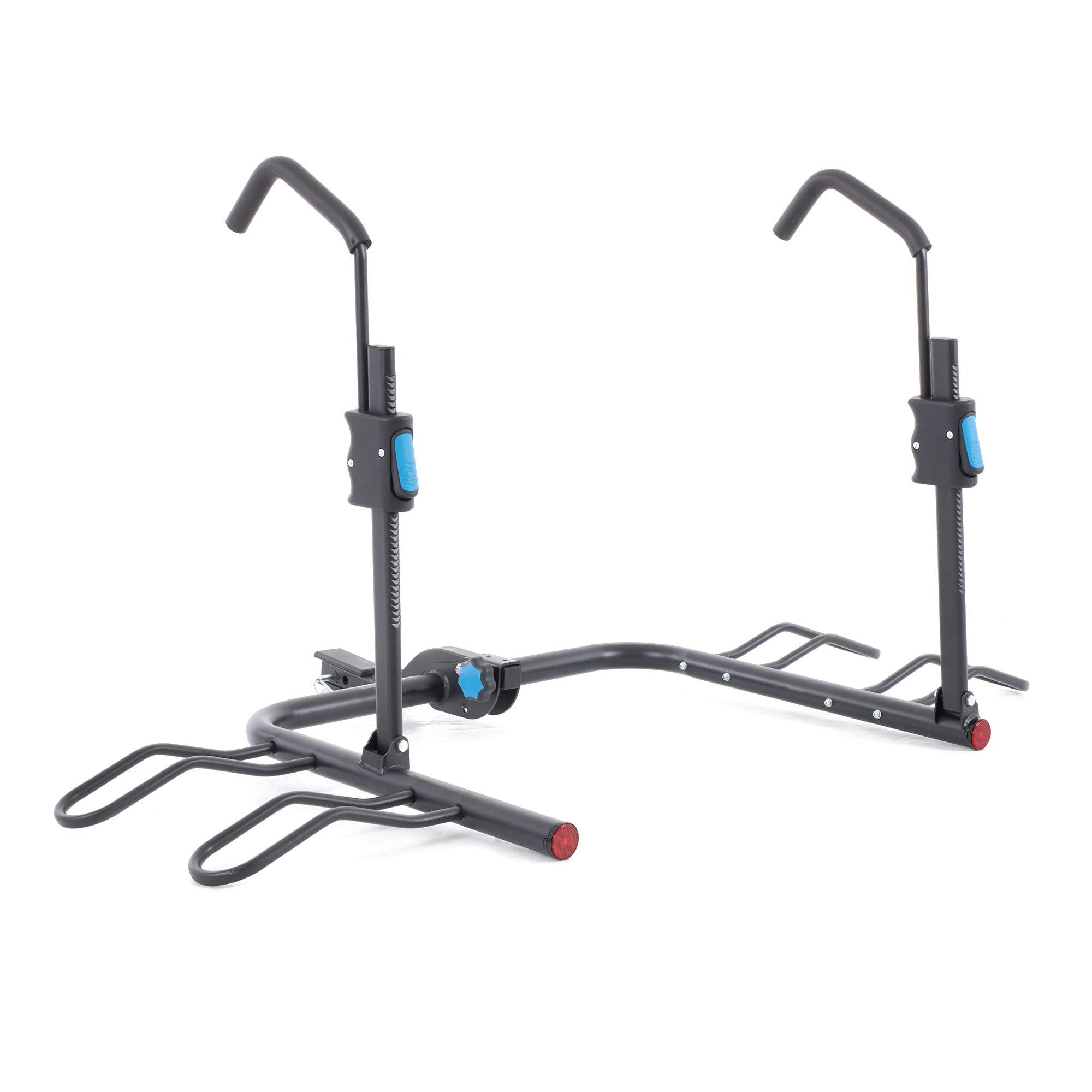 Rockland Steel U Shaped Hitch Mounted Bicycle Rack Travel Carrier, Holds 2 Bikes - VMInnovations