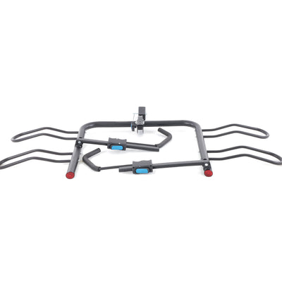 Rockland Steel U Shaped Hitch Mounted Bicycle Rack Travel Carrier, Holds 2 Bikes - VMInnovations