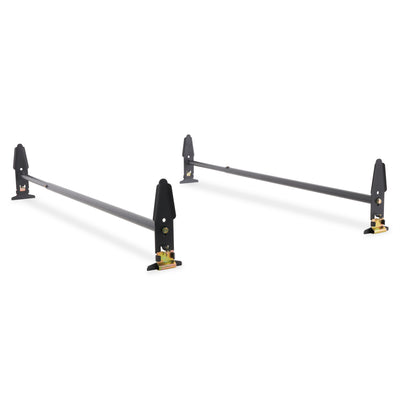 Rockland Multi Fit Steel Van Rack Rooftop Rails for Oversized Cargo Storage - VMInnovations