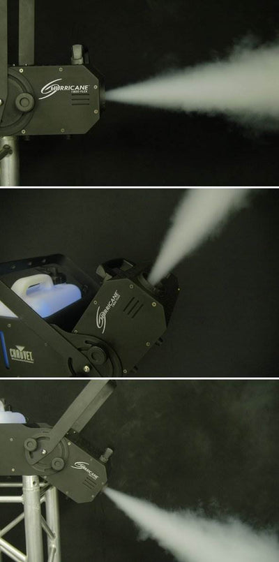 Chauvet DJ Hurricane 1800 H1800 Flex Fog/Smoke Machine W/4 FJU Gallons Fog Juice - VMInnovations