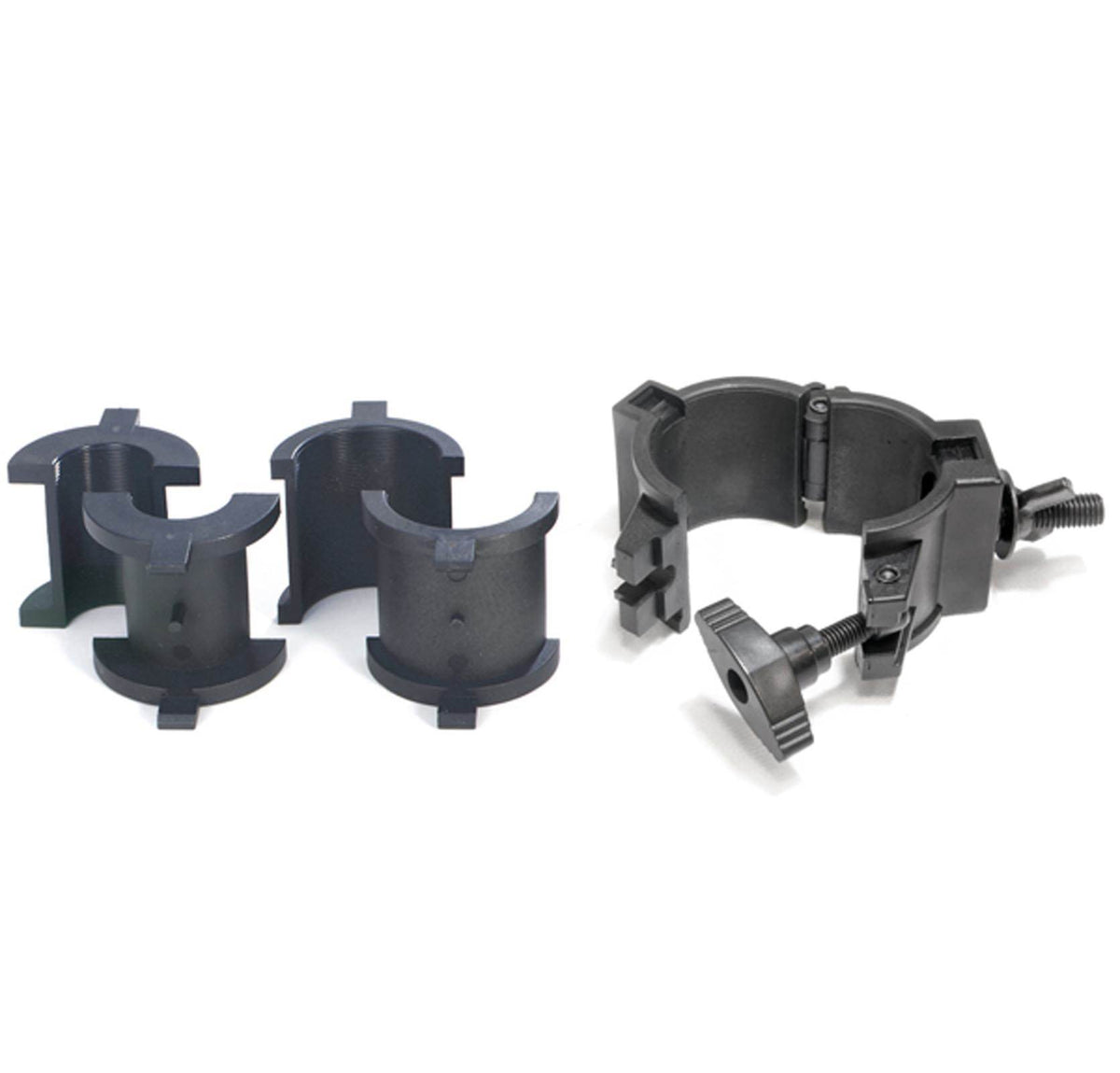 Chauvet 360° Wrap Around O-Clamps Truss Light Mounting - 75 lb Capacity (2 Pack)