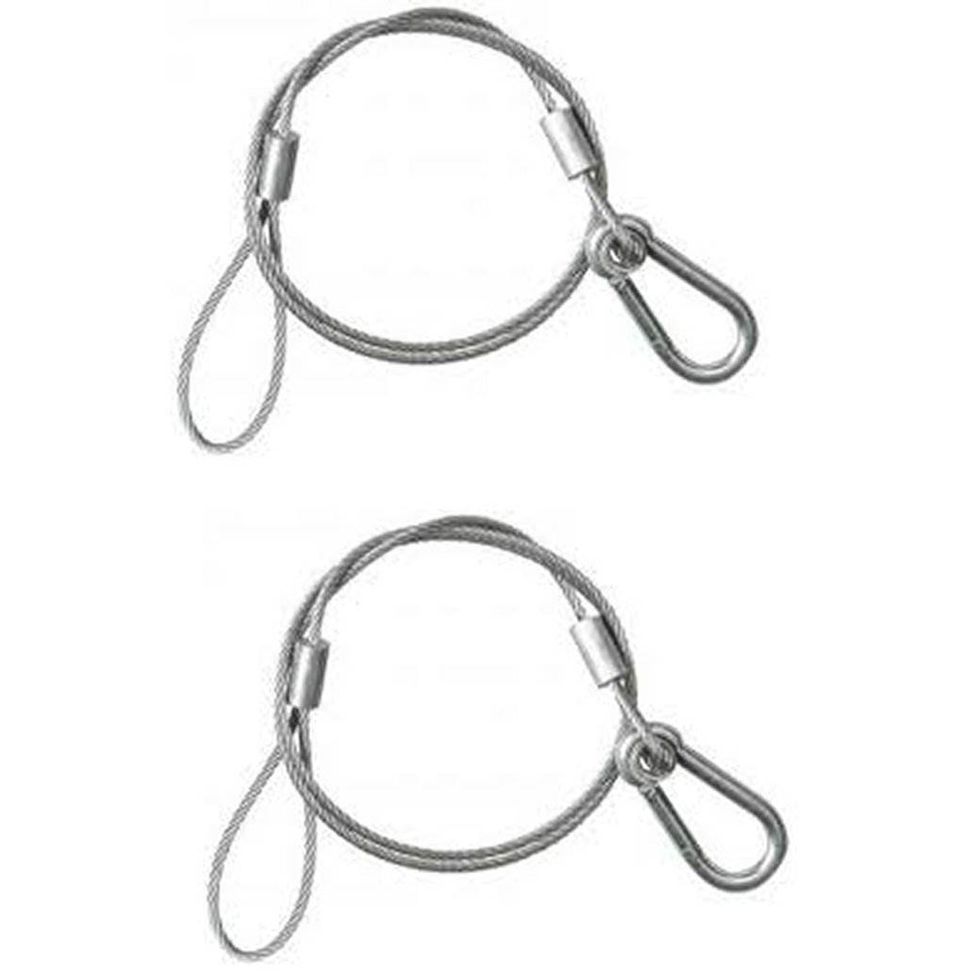 Chauvet CH-05 31" Safety Clamp Lighting Cable Wires (2 pack) - 700Lb Capacity - VMInnovations