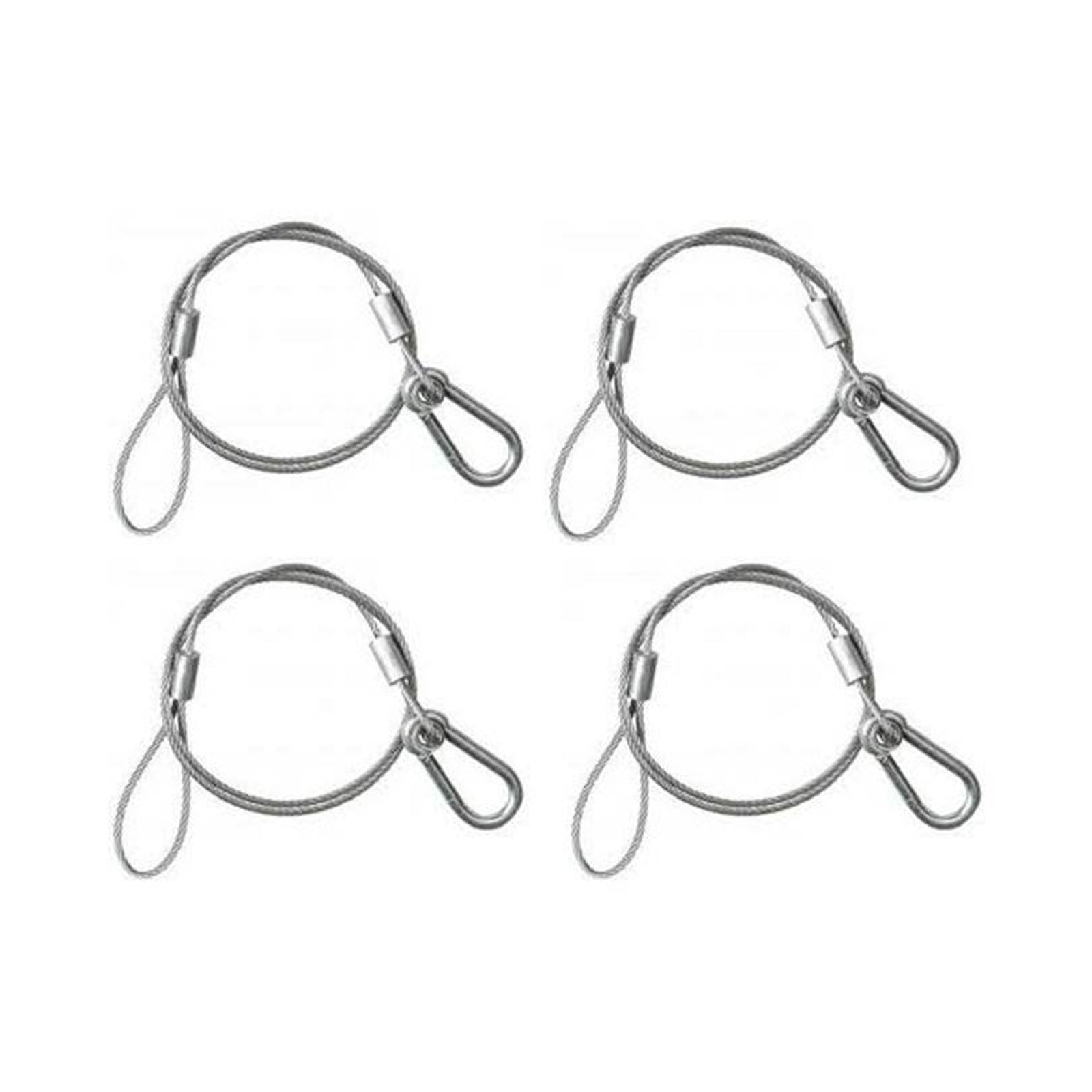 (4) Chauvet CH-05 31" Safety Clamp Lighting Cable Wires - 700Lb Capacity - VMInnovations