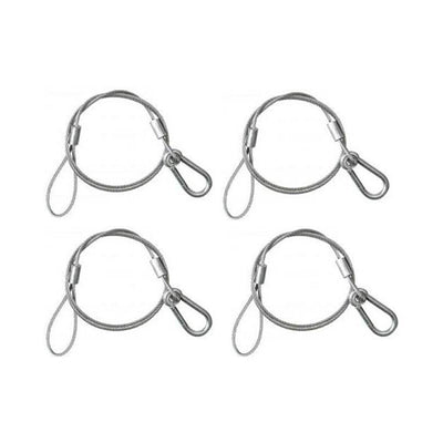 (4) Chauvet CH-05 31" Safety Clamp Lighting Cable Wires - 700Lb Capacity - VMInnovations