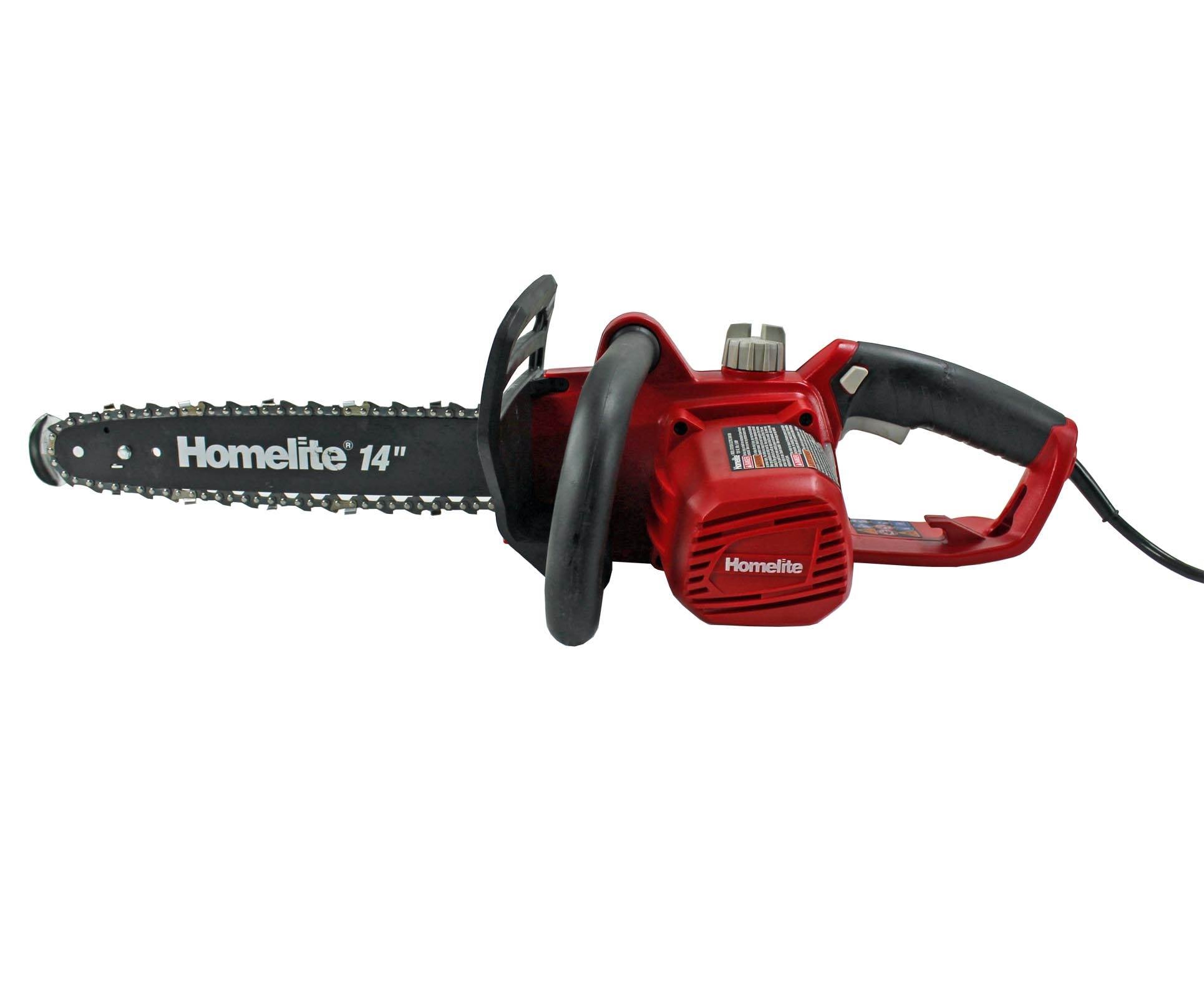 Homelite UT43100 14-Inch Bar 9.0 Amp Electric Corded Tree Chainsaw - Open Box