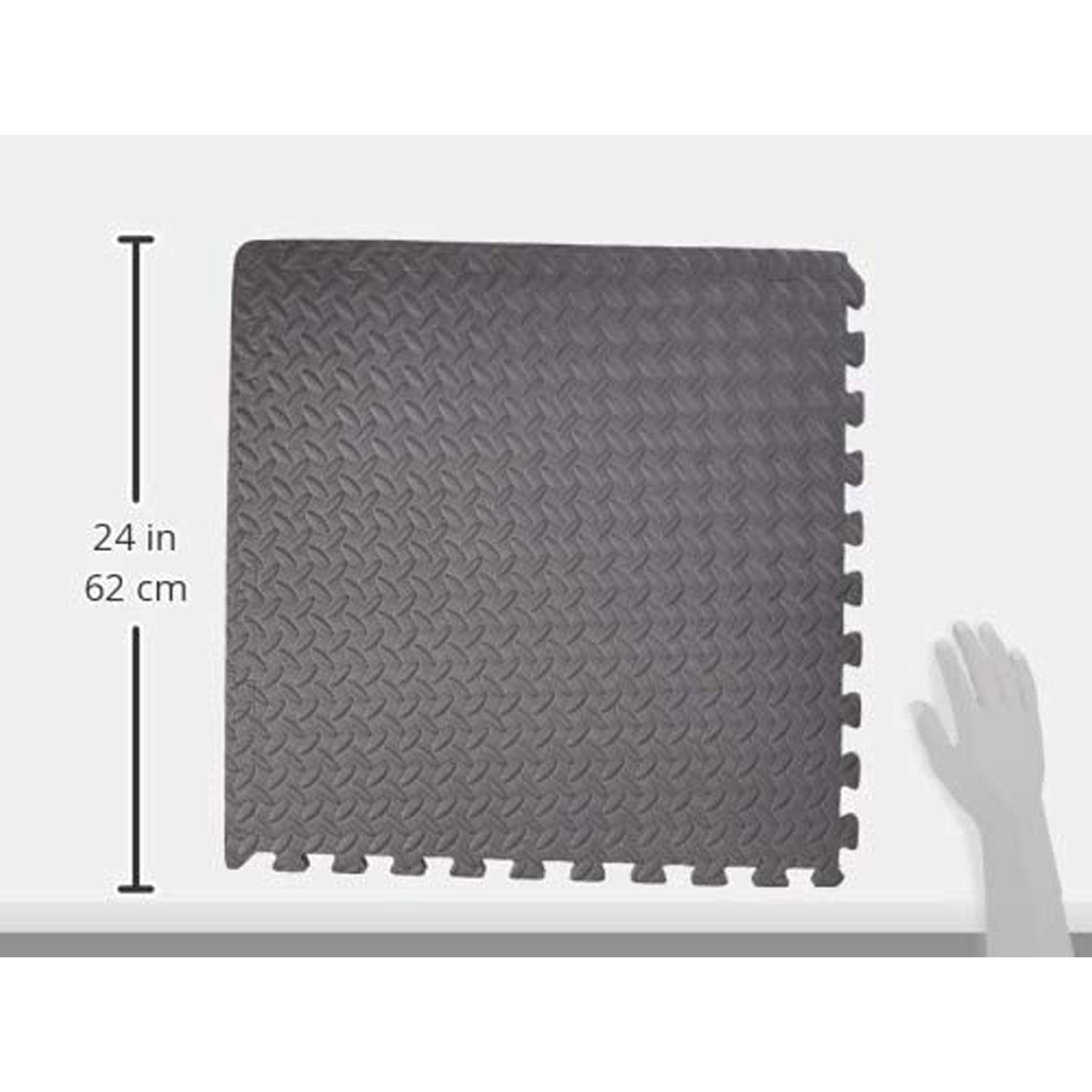 Everyday Essentials 3/4 Inch Thick Floor Puzzle Exercise Mat (Used)