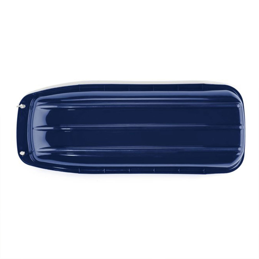 Lucky Bums Lightweight Plastic 48 Inch Sleds with Pull Ropes, 1 Red and 1 Blue - VMInnovations