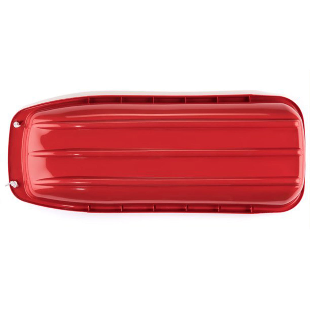 Lucky Bums Kids 48 Inch Plastic Snow Toboggan Sled with Pull Rope, Red (Used) - VMInnovations