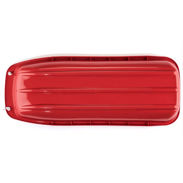 Lucky Bums Kids 48 Inch Plastic Snow Toboggan Sled with Pull Rope, Red (Used) - VMInnovations