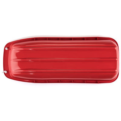 Lucky Bums Kids 48 Inch Plastic Snow Toboggan Sled with Pull Rope, Red (Used) - VMInnovations