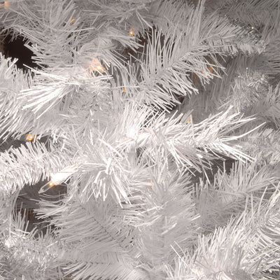 National Tree Company 7.5 Foot Prelit Full Body Artificial Christmas Tree, White