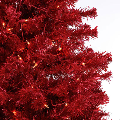 National Tree Company 4 Foot Full Flocked Prelit Christmas Tree (Open Box) - VMInnovations