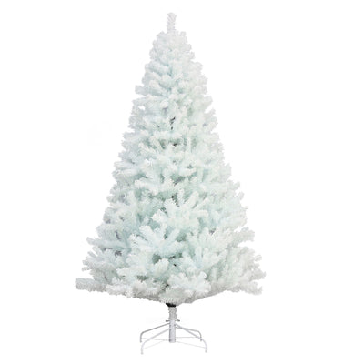 National Tree Company 7Ft Full Flocked Unlit Artificial Tree, White (Open Box) - VMInnovations