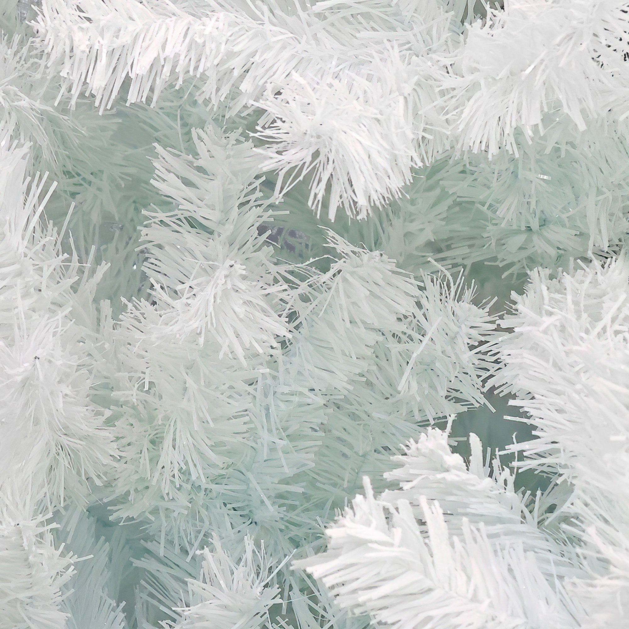 National Tree Company 7Ft Full Flocked Unlit Artificial Tree, White (Open Box) - VMInnovations