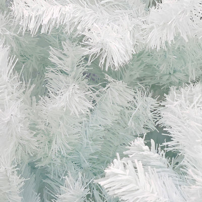 National Tree Company 7Ft Full Flocked Unlit Artificial Tree, White (Open Box) - VMInnovations