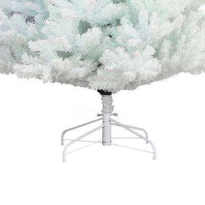 National Tree Company 7Ft Full Flocked Unlit Artificial Tree, White (Open Box) - VMInnovations