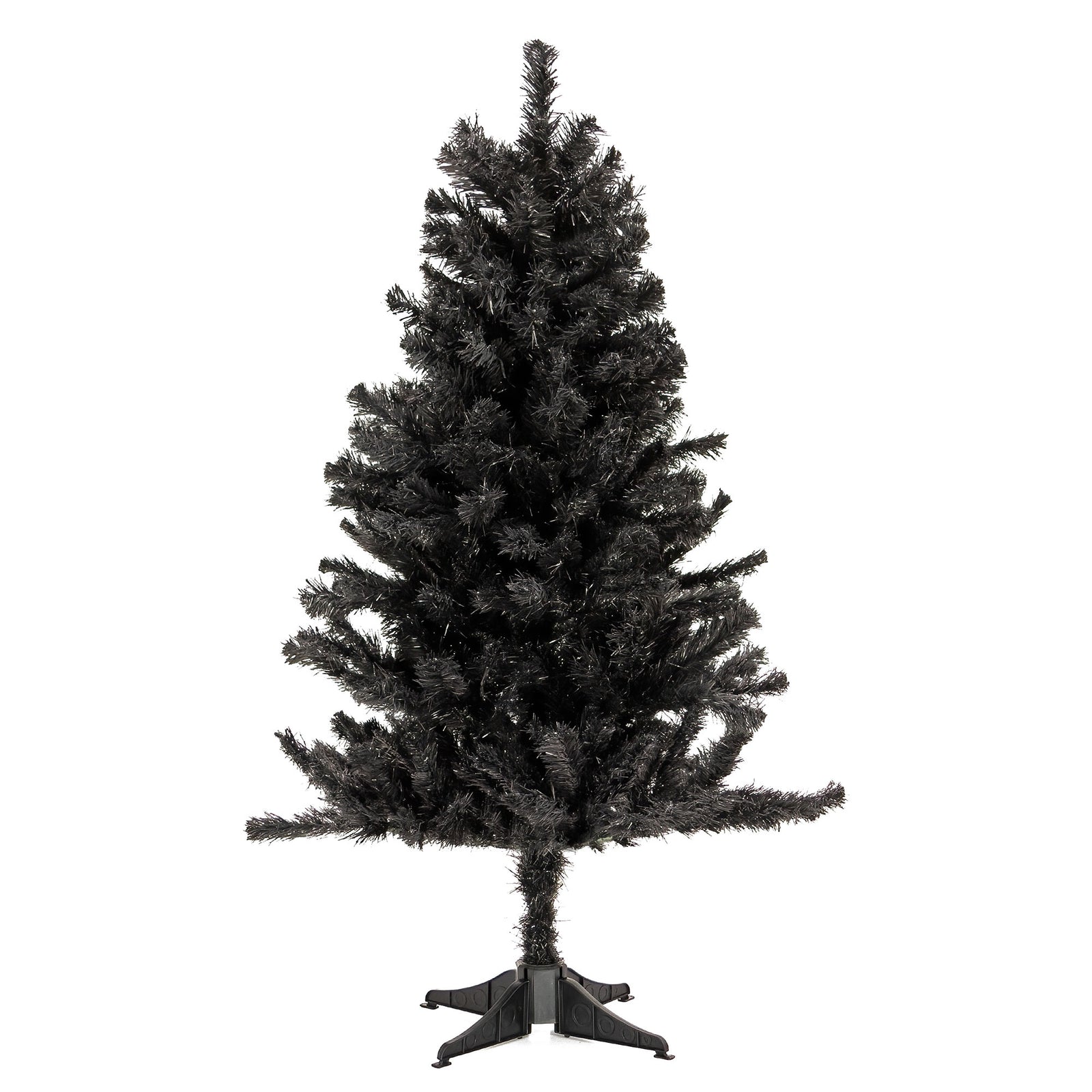 National Tree Company 4 Foot Full Unlit Artificial Christmas Holiday Tree, Black - VMInnovations