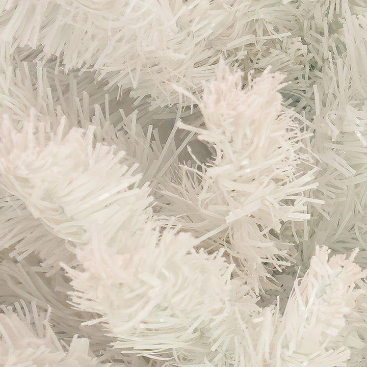 4 Ft Full Unlit Artificial Christmas Holiday Tree,  White (Open Box) - VMInnovations