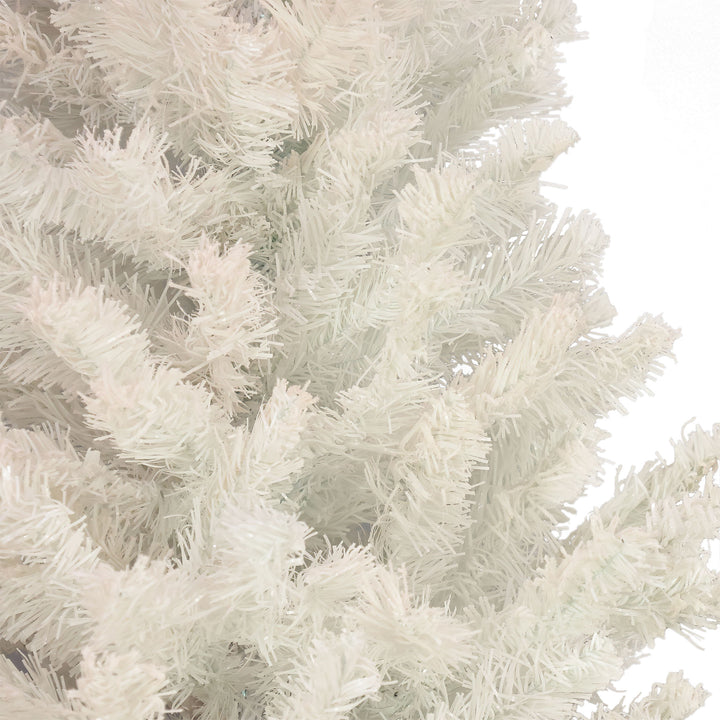 4 Ft Full Unlit Artificial Christmas Holiday Tree,  White (Open Box) - VMInnovations