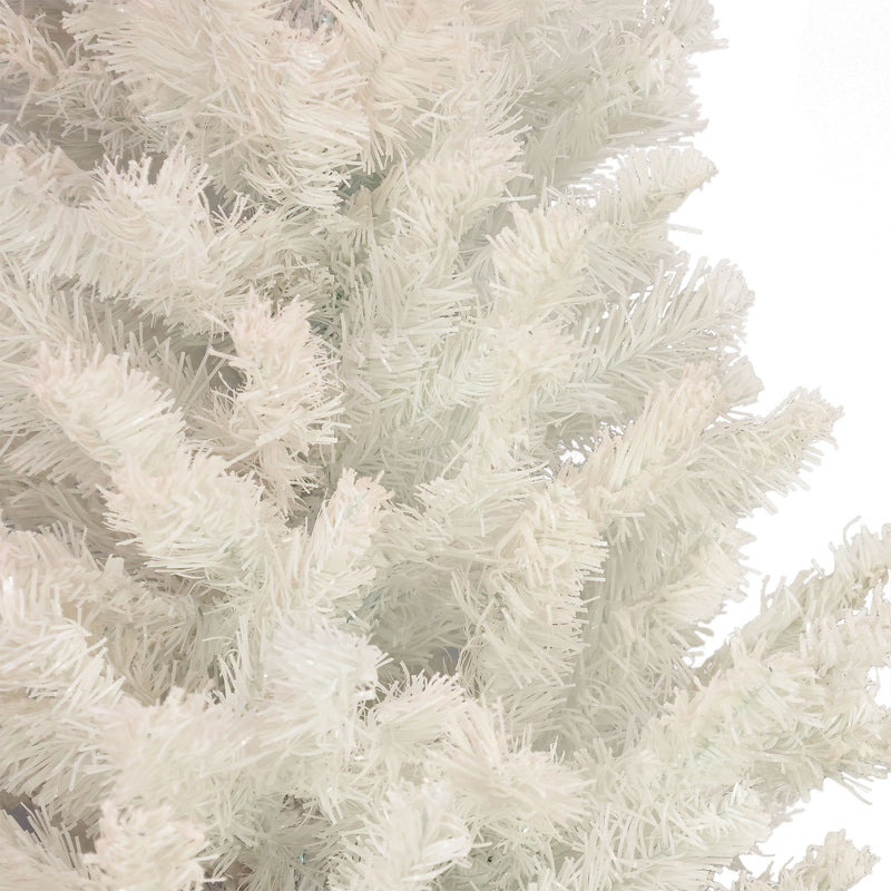 4 Ft Full Unlit Artificial Christmas Holiday Tree,  White (Open Box)