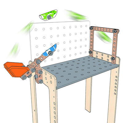Hape Deluxe Scientific Workbench Inventor’s Experiment Workshop Toy Building Set