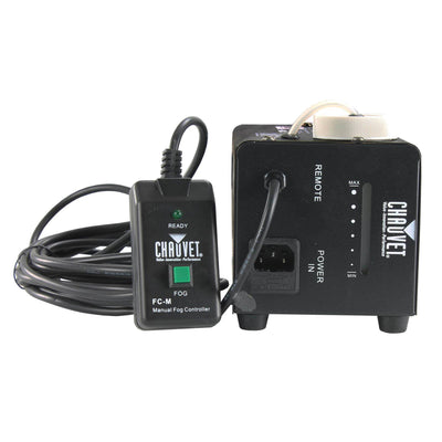 Chauvet DJ Hurricane Pro Fog Smoke Machine with Fog Fluid and Remote (2 Pack)