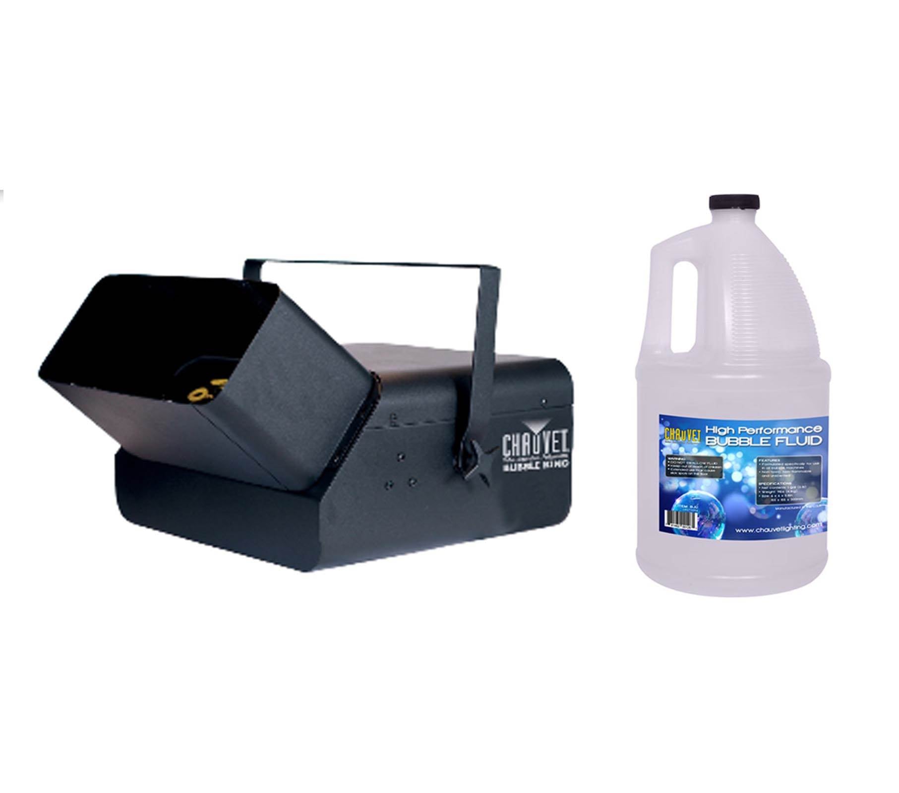 CHAUVET B550 Bubble King High Output Bubble Machine + 1 Chauvet BJU Bubble Fluid