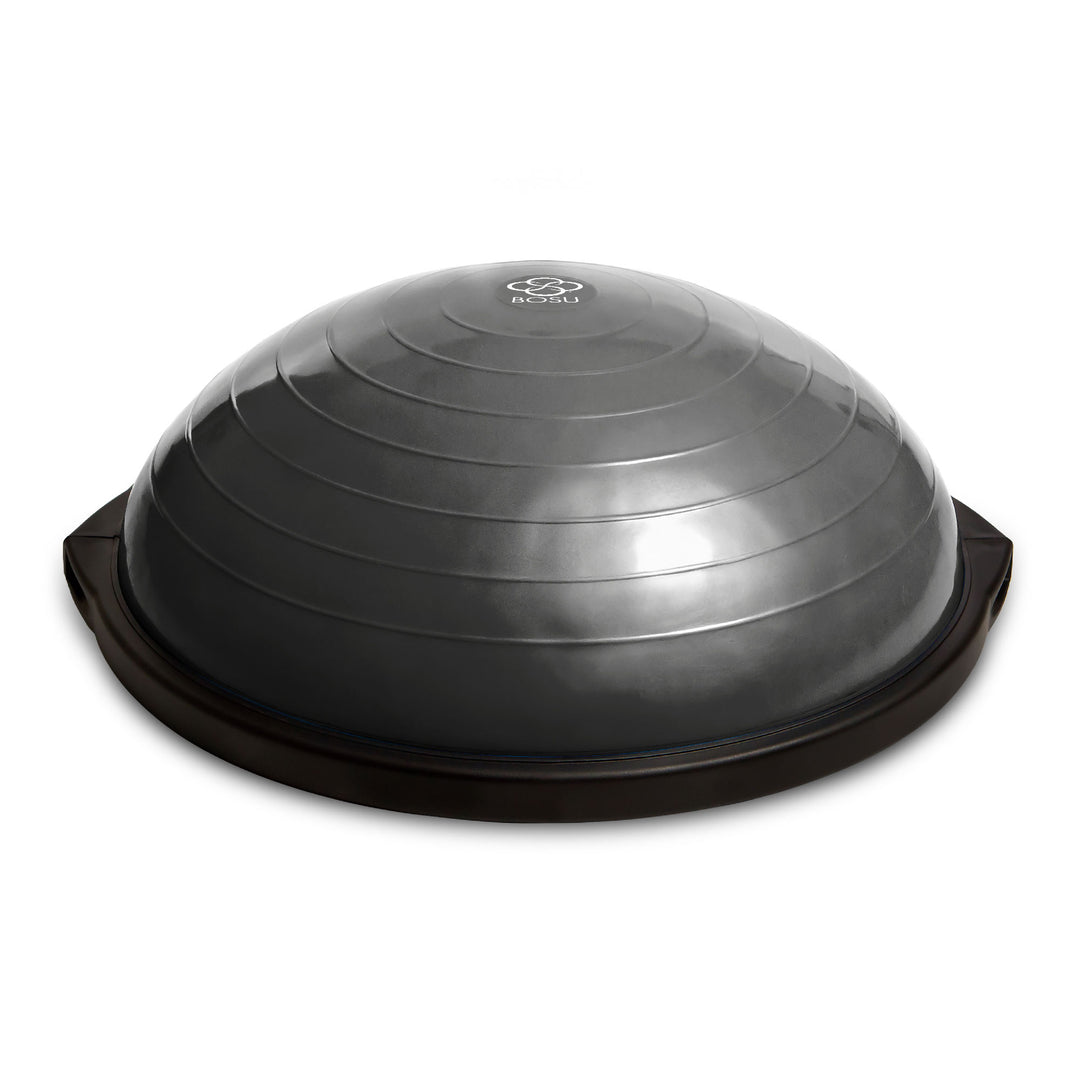 BOSU Balance Fitness Core Training Workout Exercise Ball, Grey Black (Used) - VMInnovations