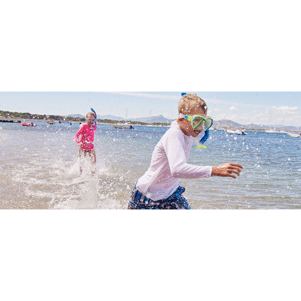 U.S. Divers Junior Regal Kid Swimming Mask & Dry Top Laguna Snorkel Set (2 Pack)