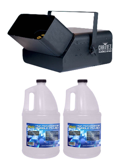 CHAUVET B550 Bubble King High Output Bubble Machine +2 Chauvet BJU Bubble Fluids
