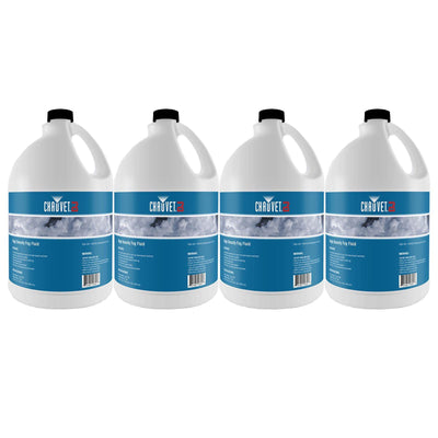 4) Gallons Chauvet DJ HDF High Density Fog/Smoke Juice Fluid Hurricane Machine