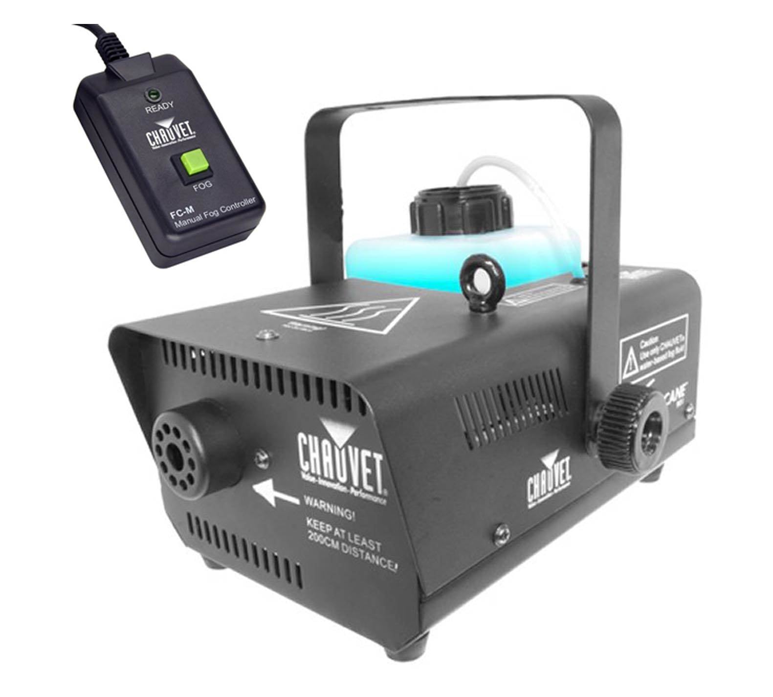 2 CHAUVET HURRICANE H-901 DJ Water-Based Smoke Fog Machines w/Wired Remote H901 - VMInnovations