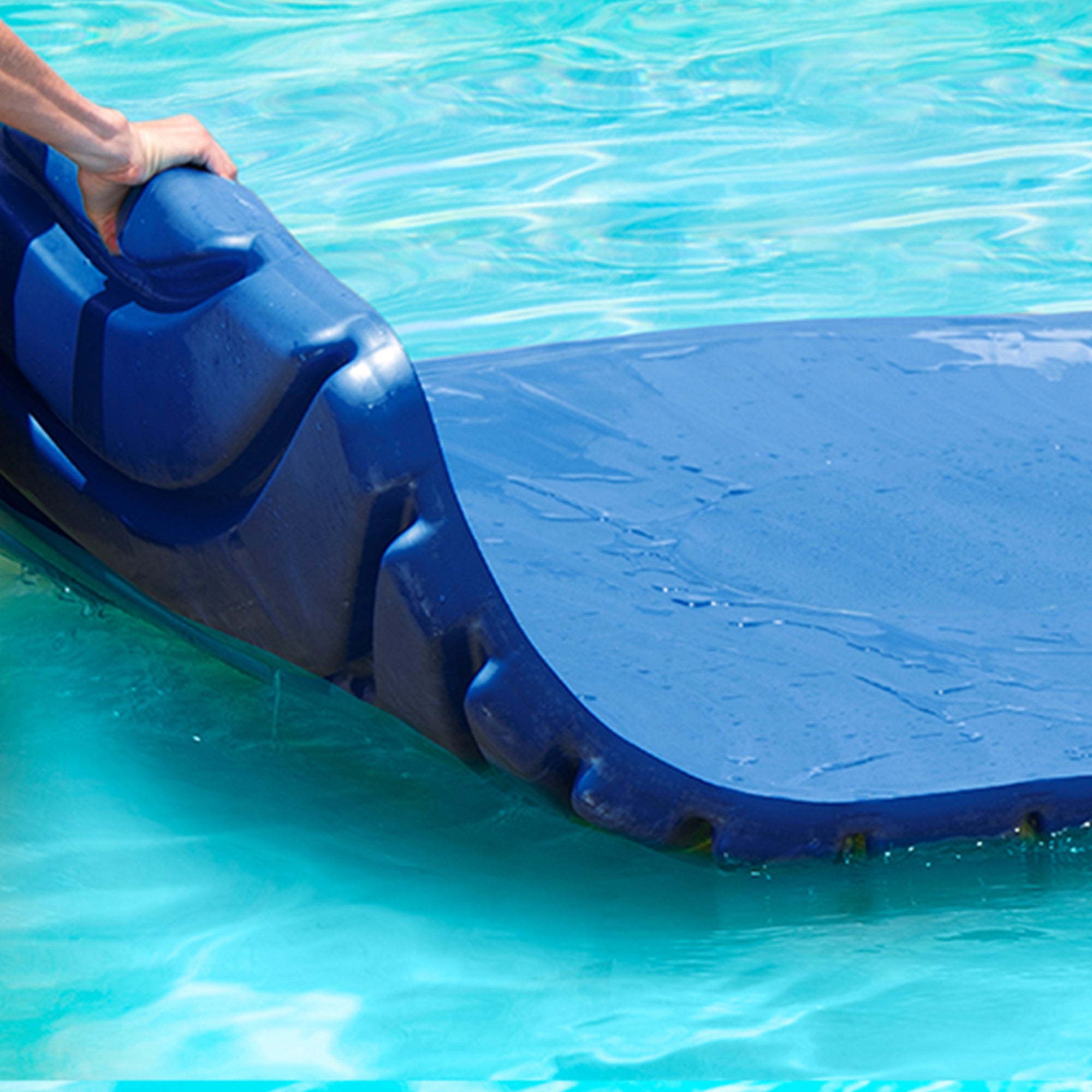 Kelsyus Pool and Lake Floating Island Lounger Water Mat Platform for 2 (Used) - VMInnovations