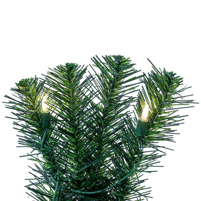 Vickerman Douglas Fir 30 Inch Artificial Pre Lit Christmas Wreath w/ LED Lights