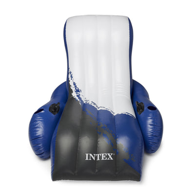 Intex Inflatable Floating Comfortable Recliner Lounges (2 Pack) (Open Box)