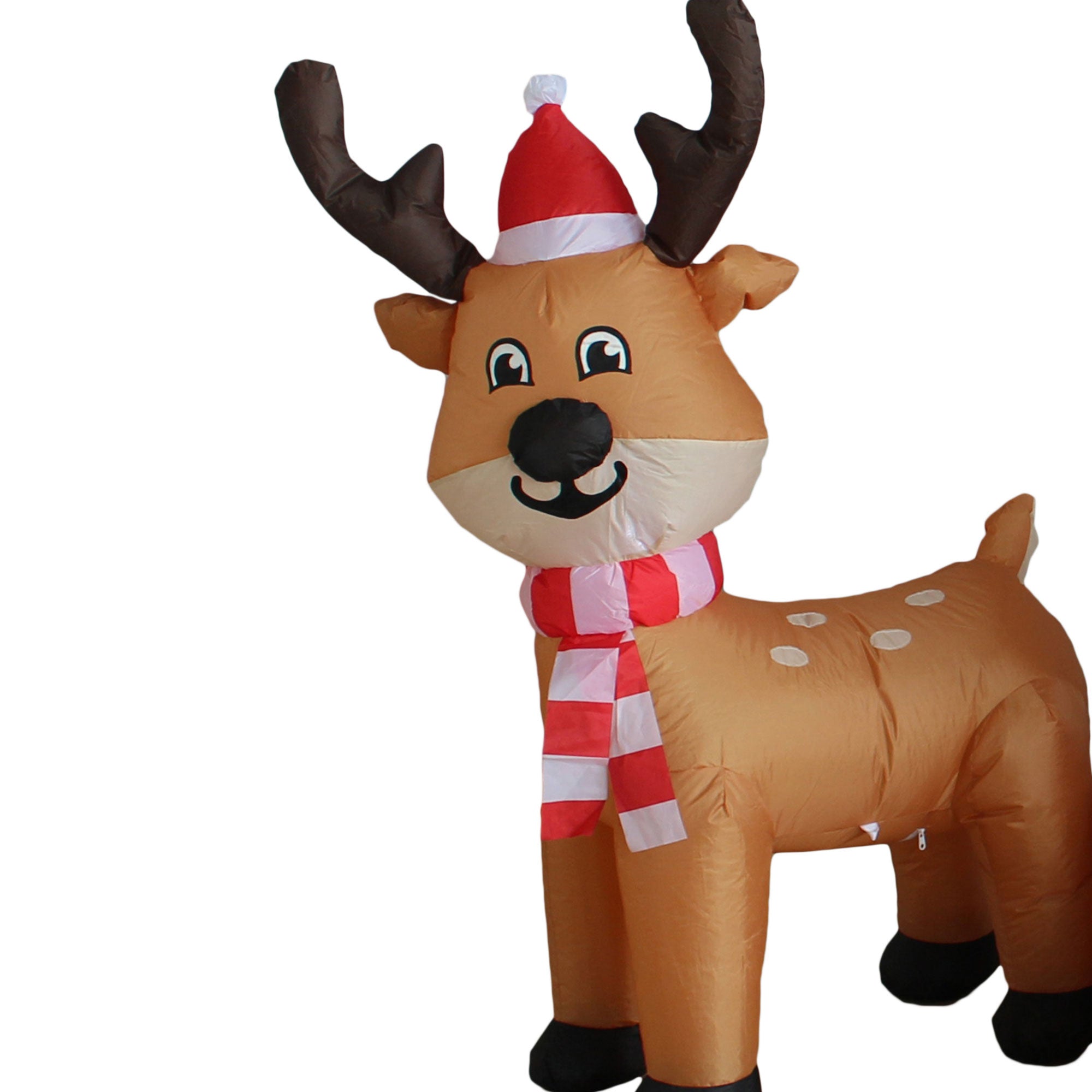 A Holiday Company 8 Ft Wide Santa & Forest Friends Holiday Decoration (Open Box) - VMInnovations