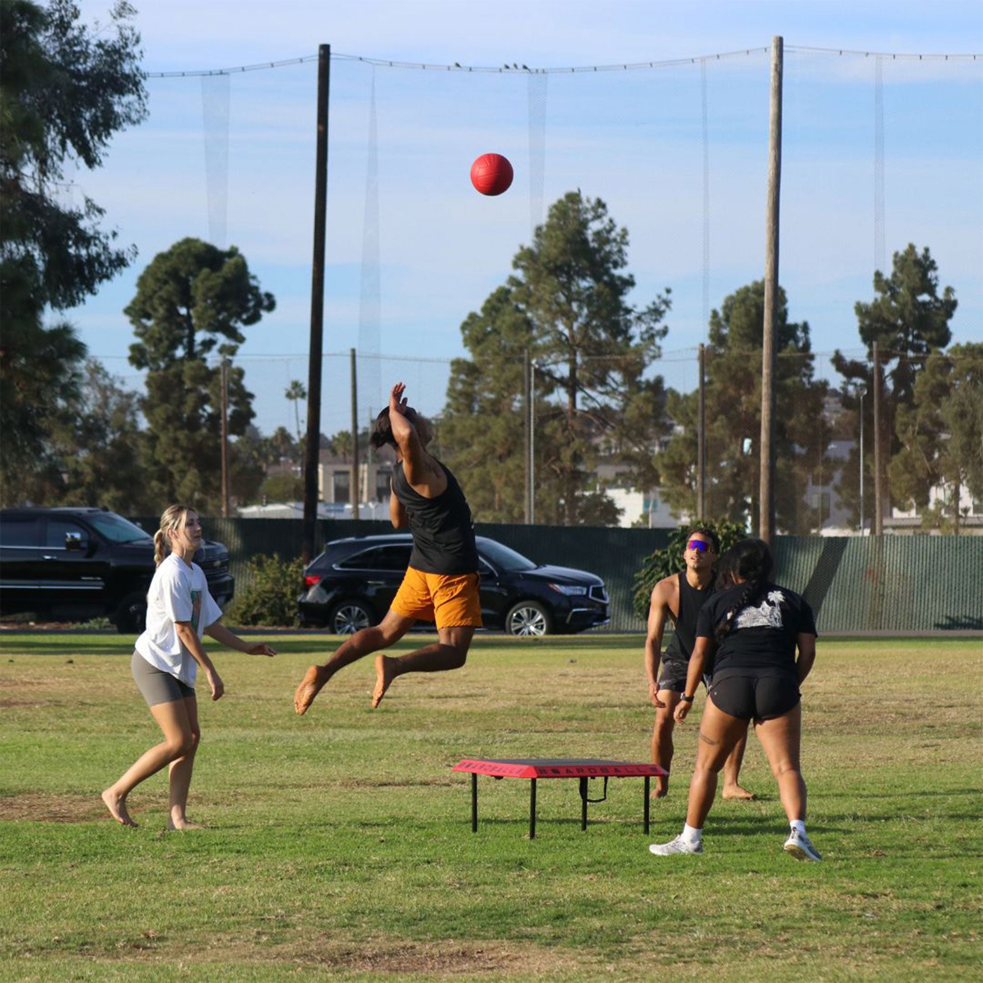 Boardball Sport Portable Boardball Set w/ Board, Volleyball, & Hand Pump (Used) - VMInnovations