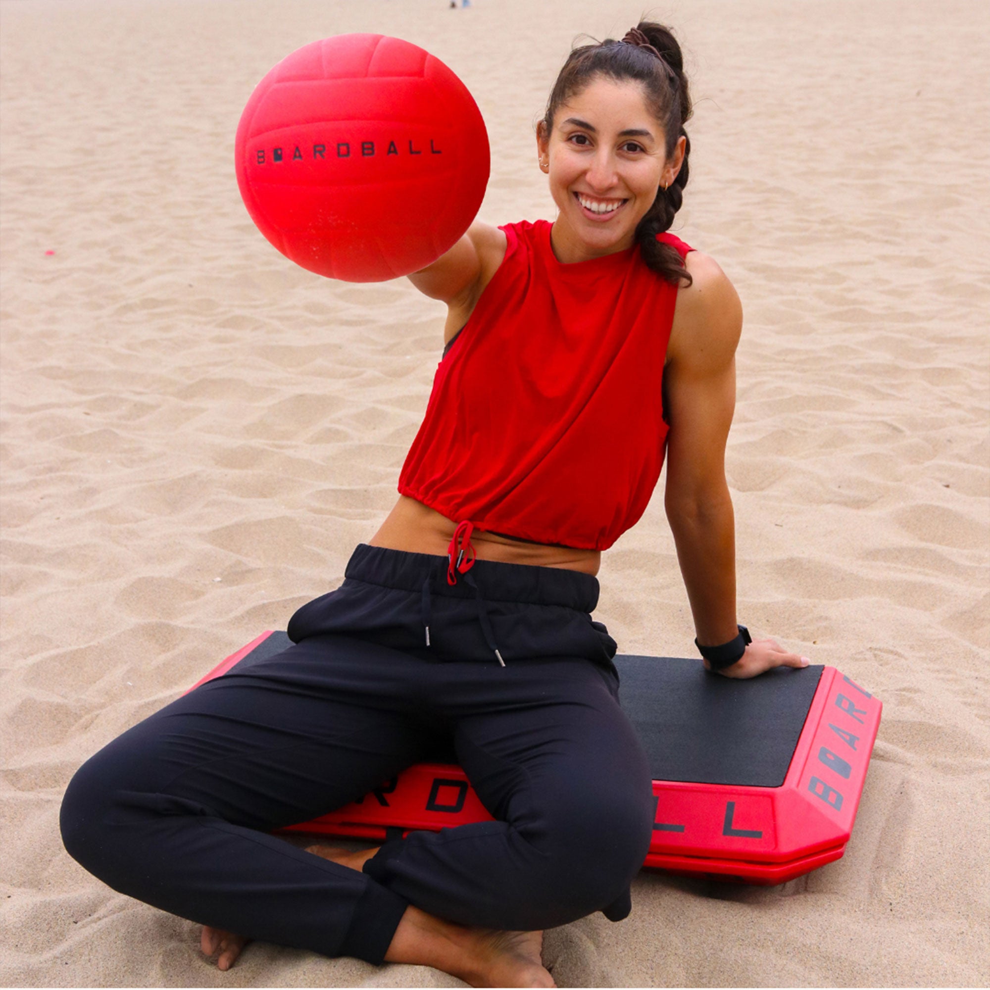 Boardball Sport Portable Boardball Set w/ Board, Volleyball, & Hand Pump (Used) - VMInnovations